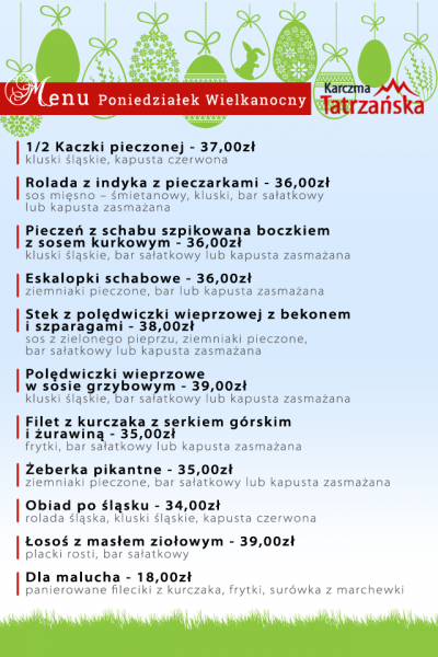 Menu na niedziele 2019-04-21